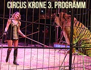 Circus Krone - die 3. Winterspielzeit 2019 ab 01.03.2019 mit klassischen Clowns, Motorrad auf dem Hochseil und einer bezaubernden Tiger-Lady 